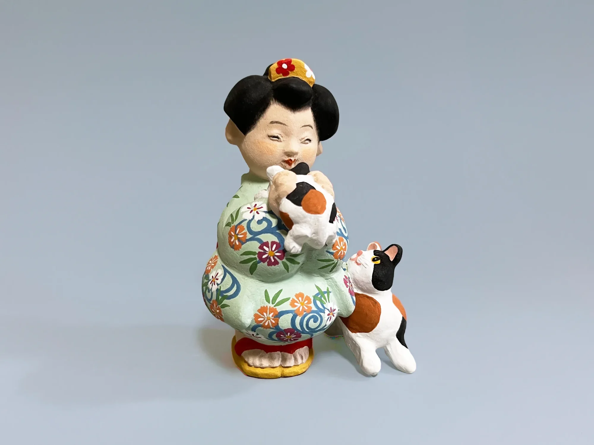 舞妓と猫・子猫 - 画像 (2)
