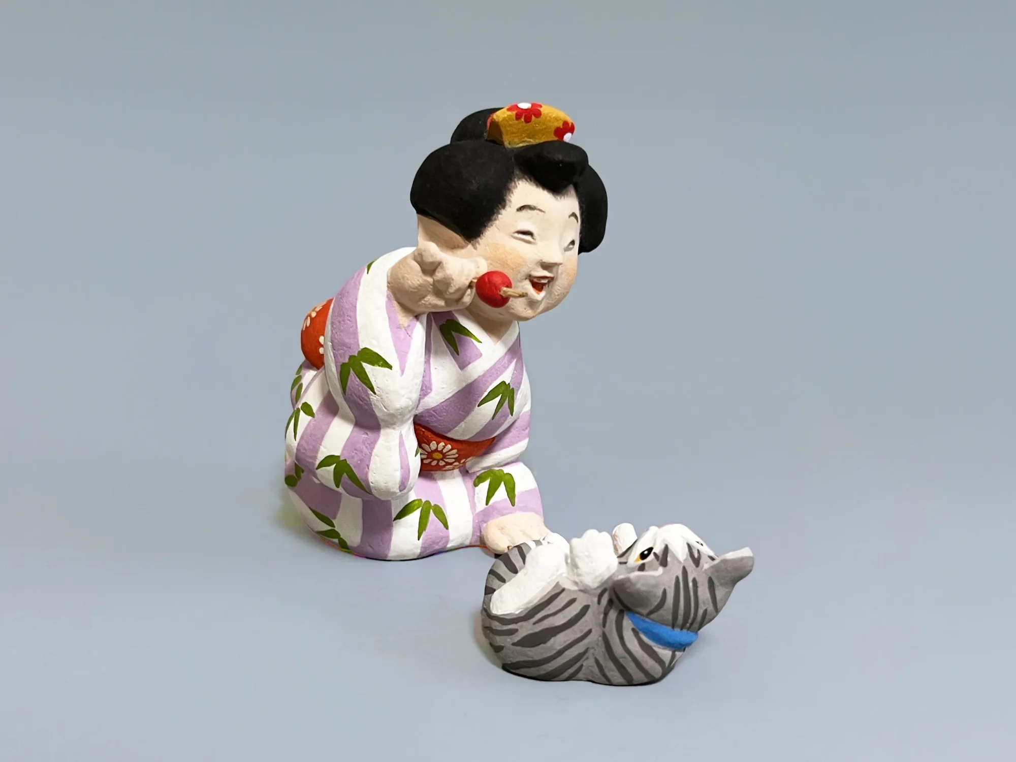 舞妓と猫・かんざし