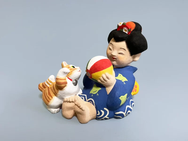 舞妓と猫・ふうせん