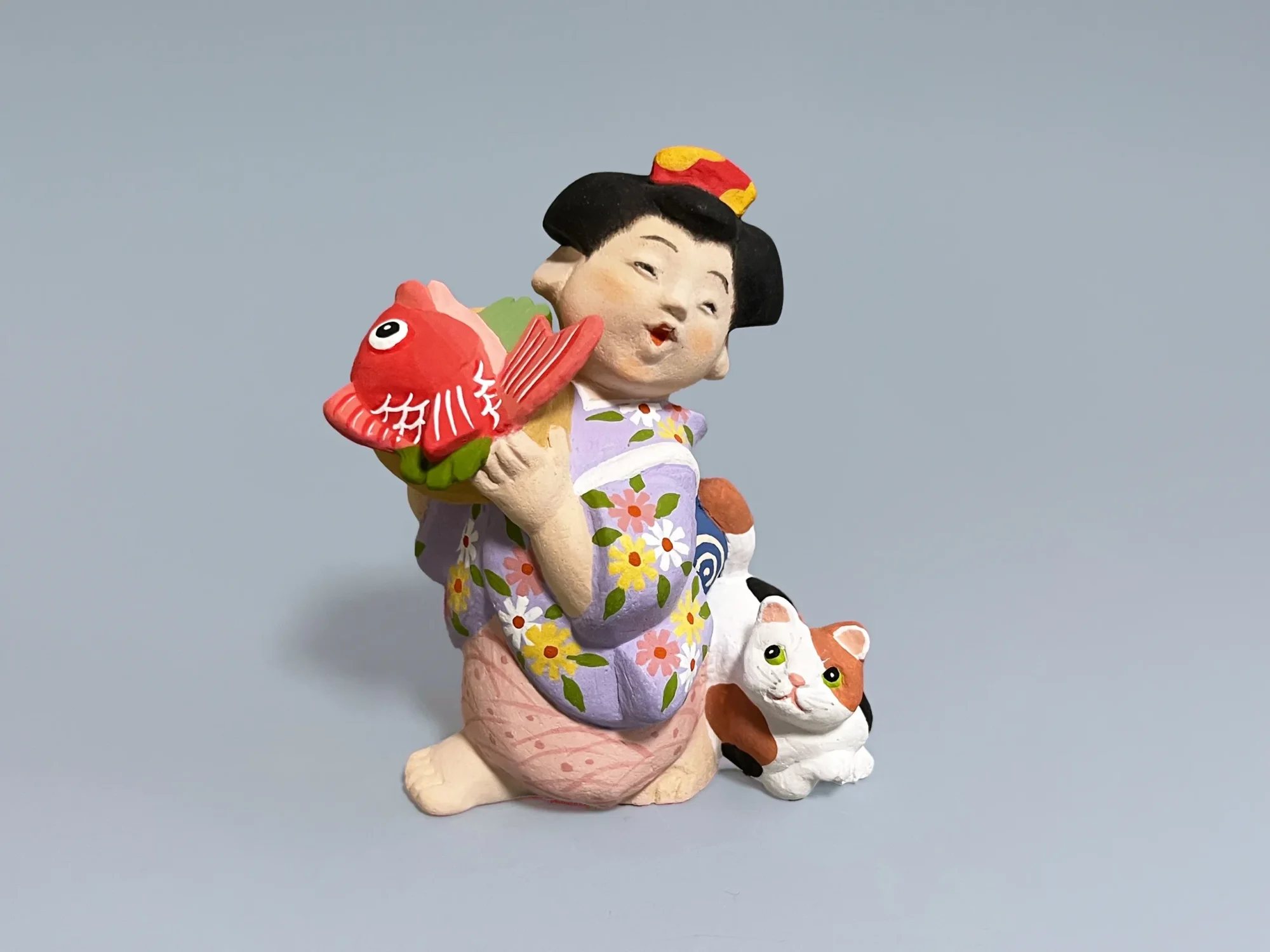 舞妓と猫・鯛