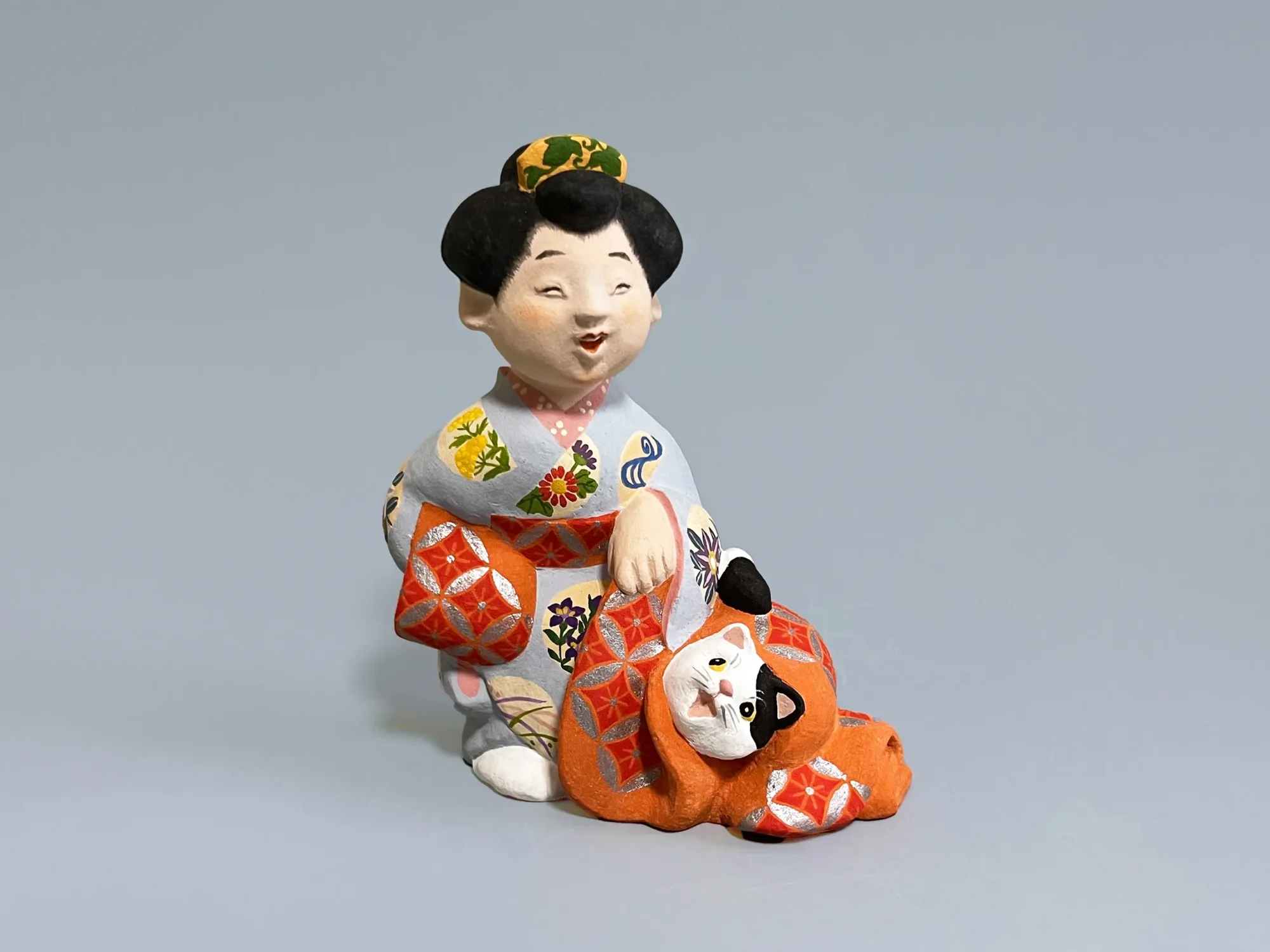 舞妓と猫・帯