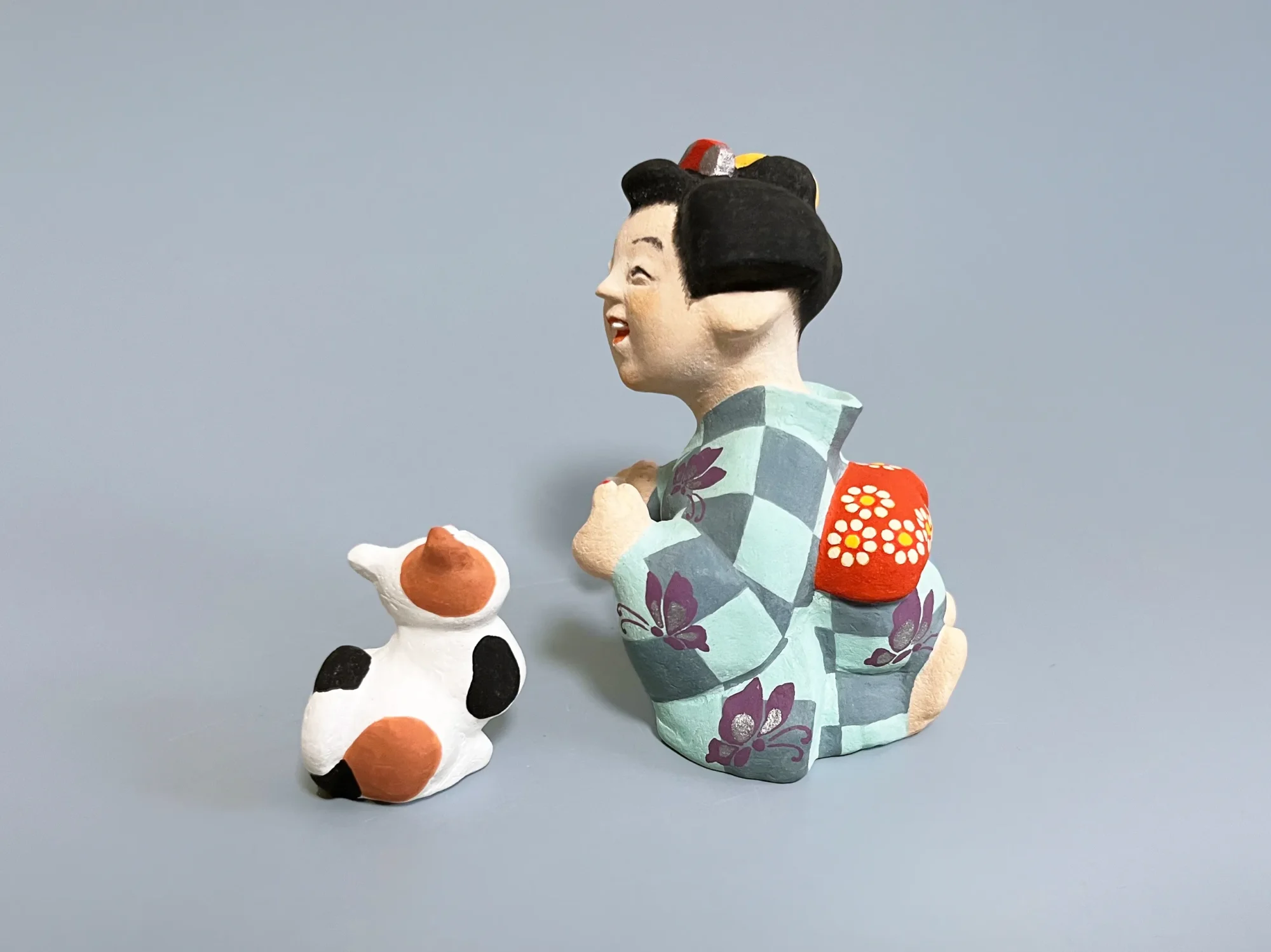 舞妓と猫・紅 - 画像 (2)